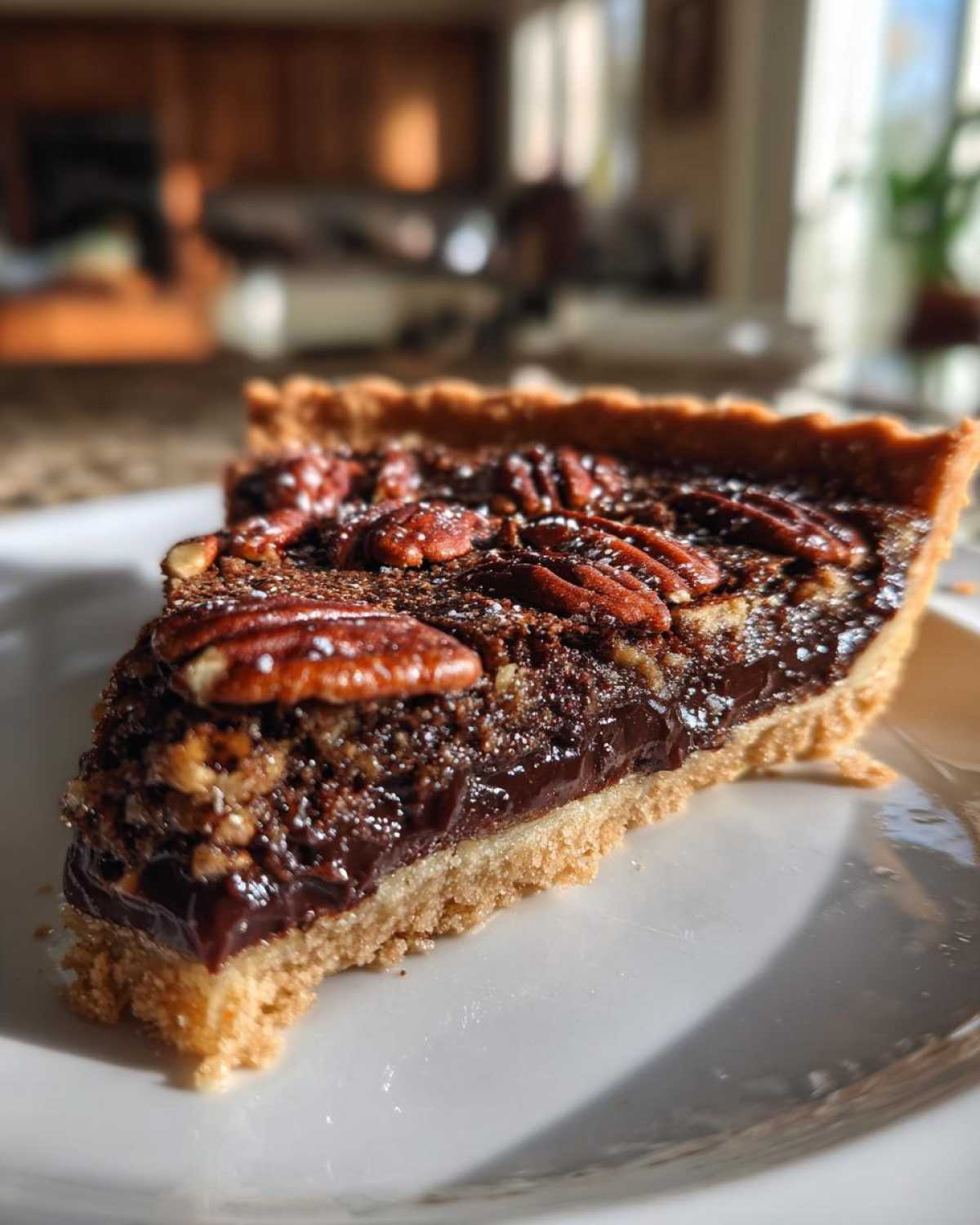 Chocolate Pecan Tart - detail 2