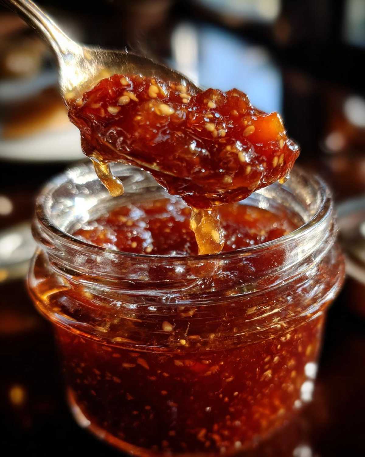 Cinnamon Peach Preserves - detail 3