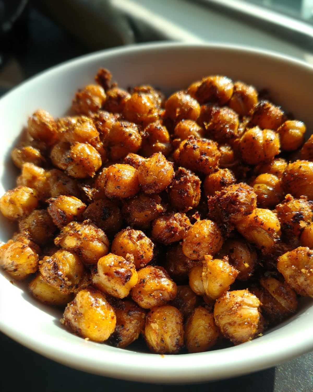 Cinnamon Sugar Roasted Chickpeas - detail 2