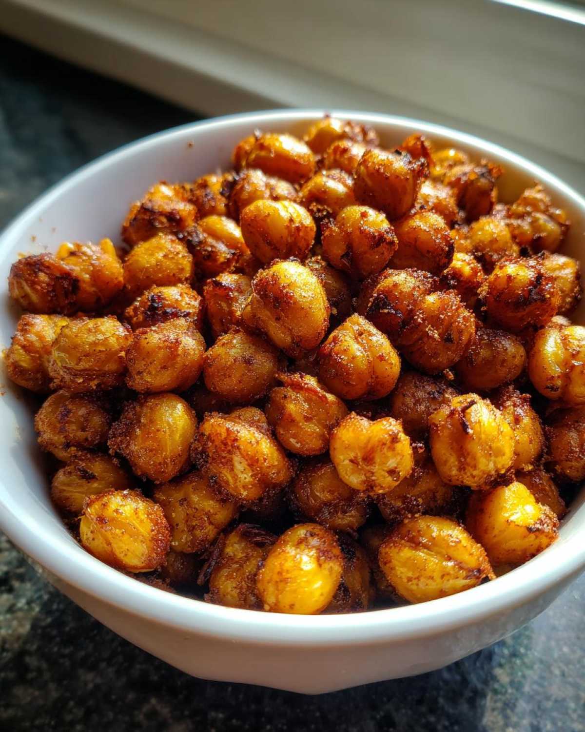 Cinnamon Sugar Roasted Chickpeas - detail 3
