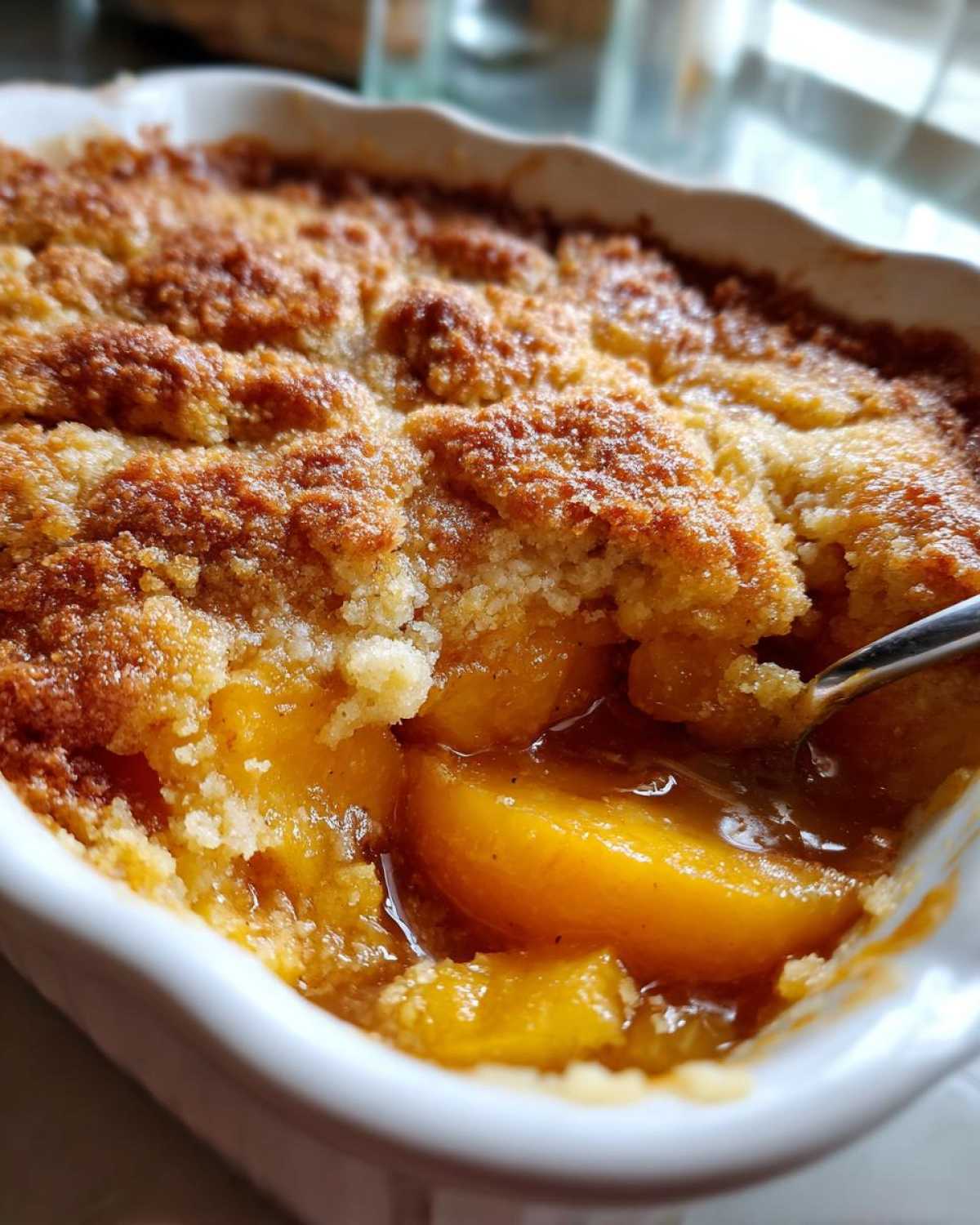 Classic Peach Cobbler - detail 2