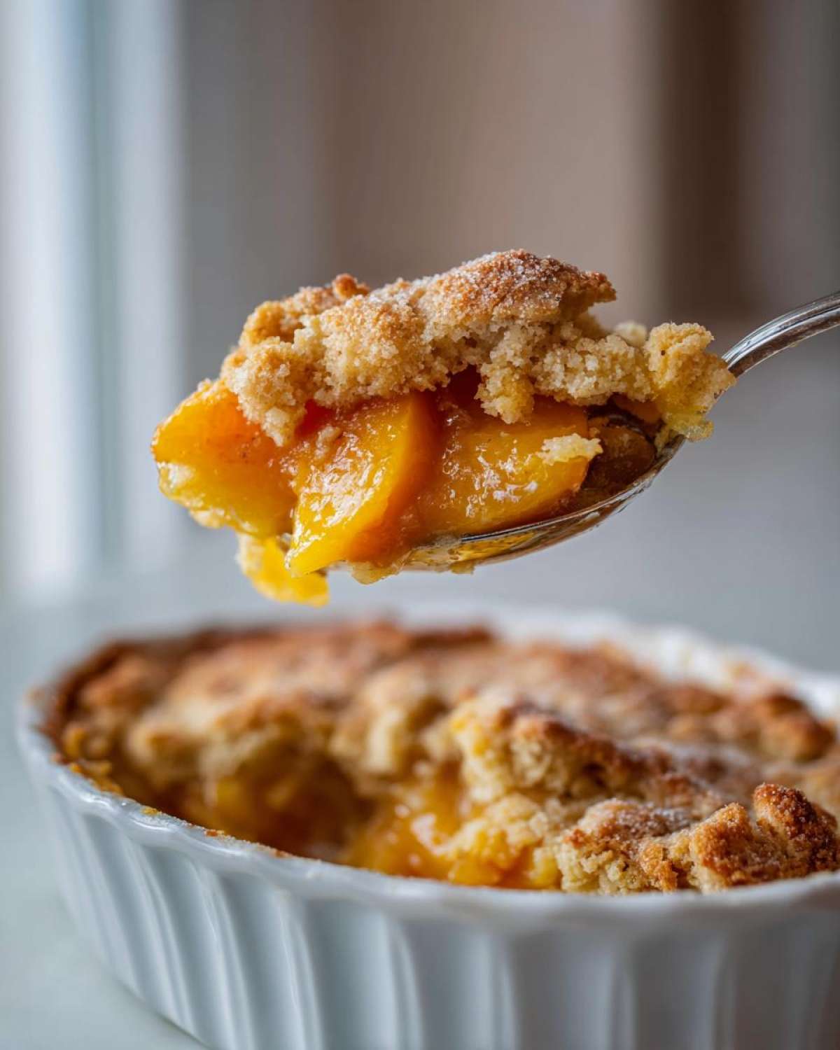 Classic Peach Cobbler - detail 3