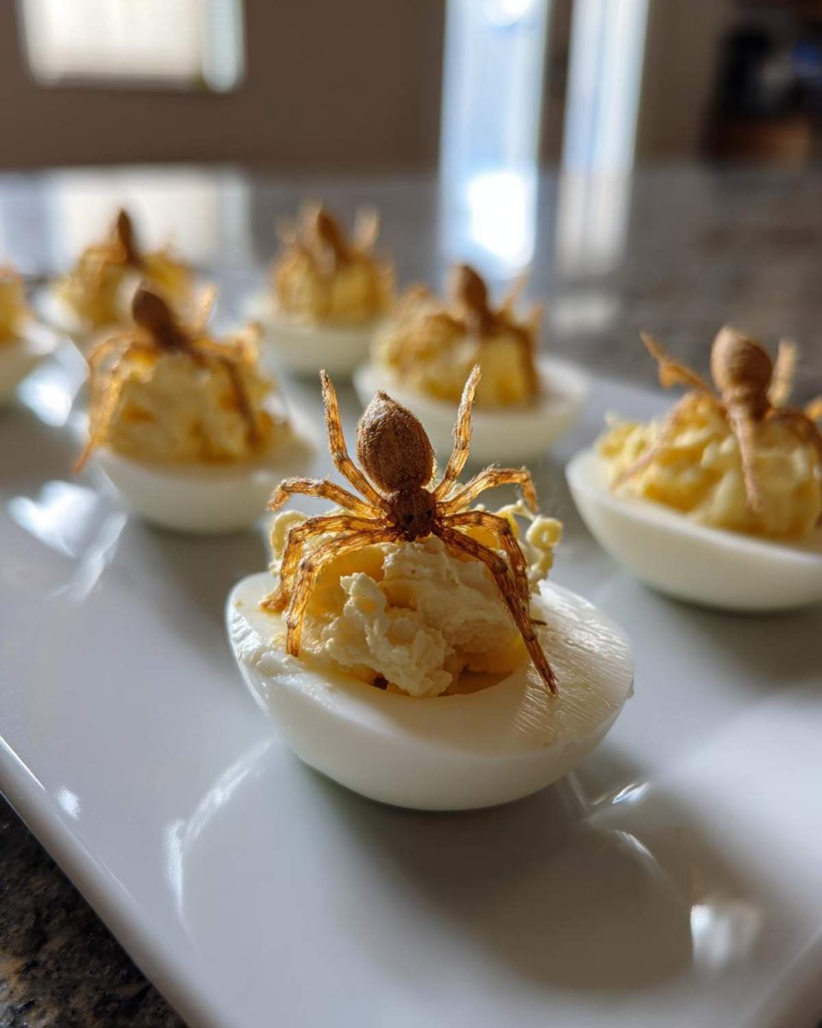 Creepy Crawly Deviled Eggs - detail 1
