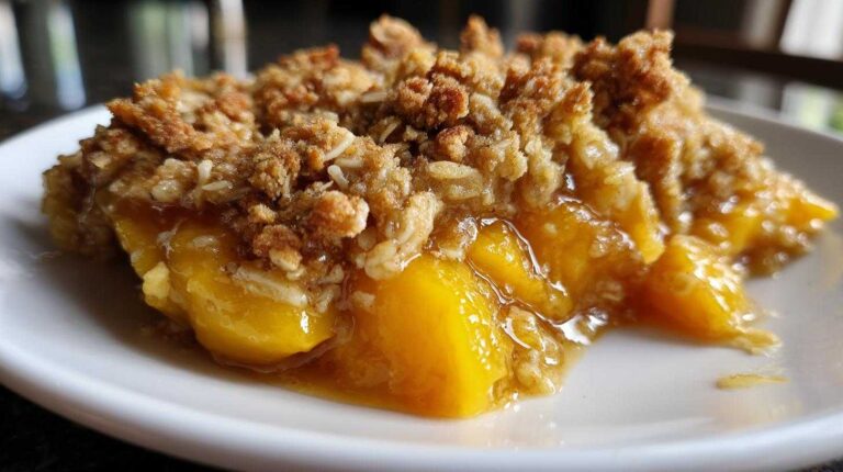 Fresh Peach Crisp