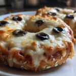 Ghost Pizza Bagels