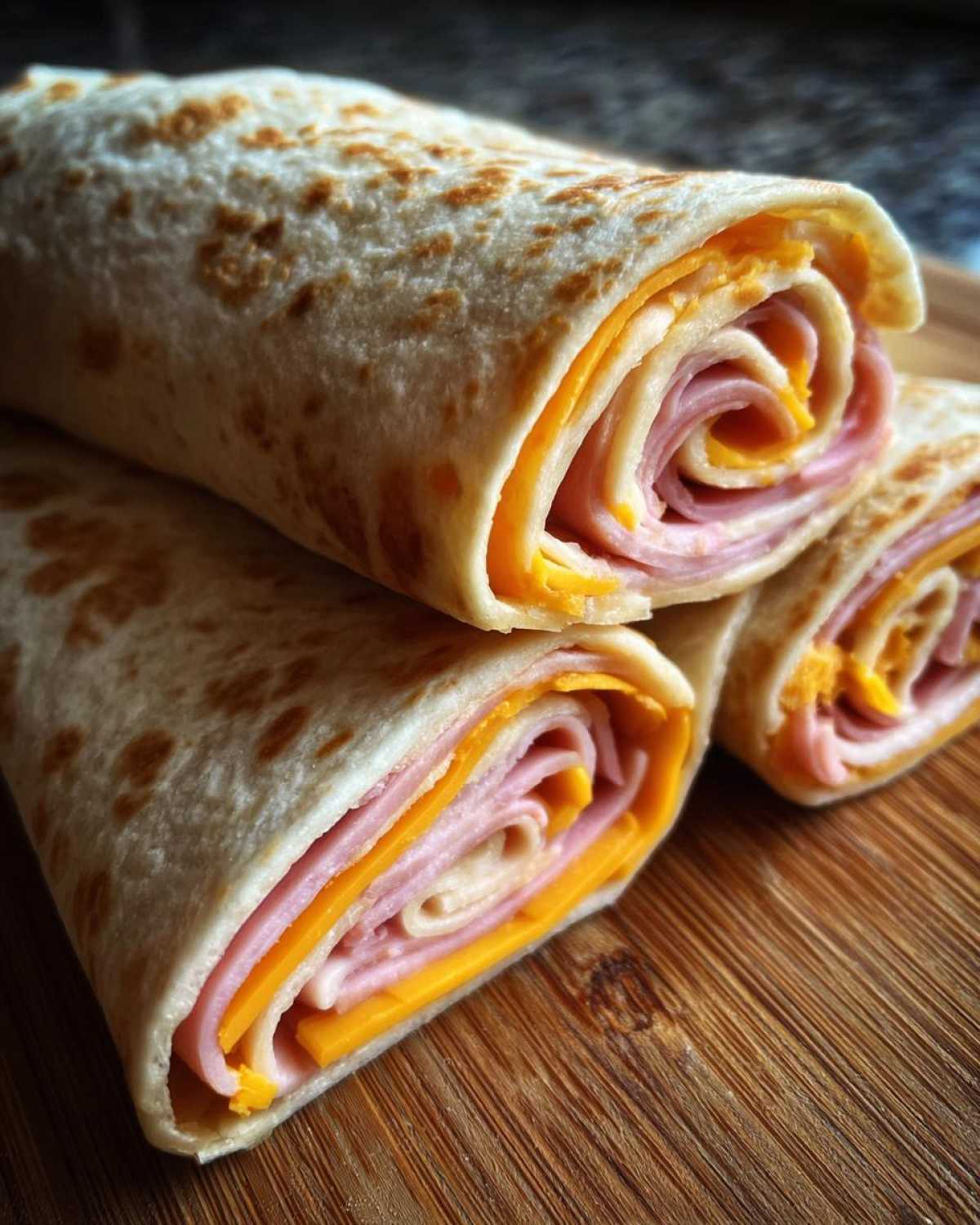 Ham and Cheddar Roll-Ups - detail 4