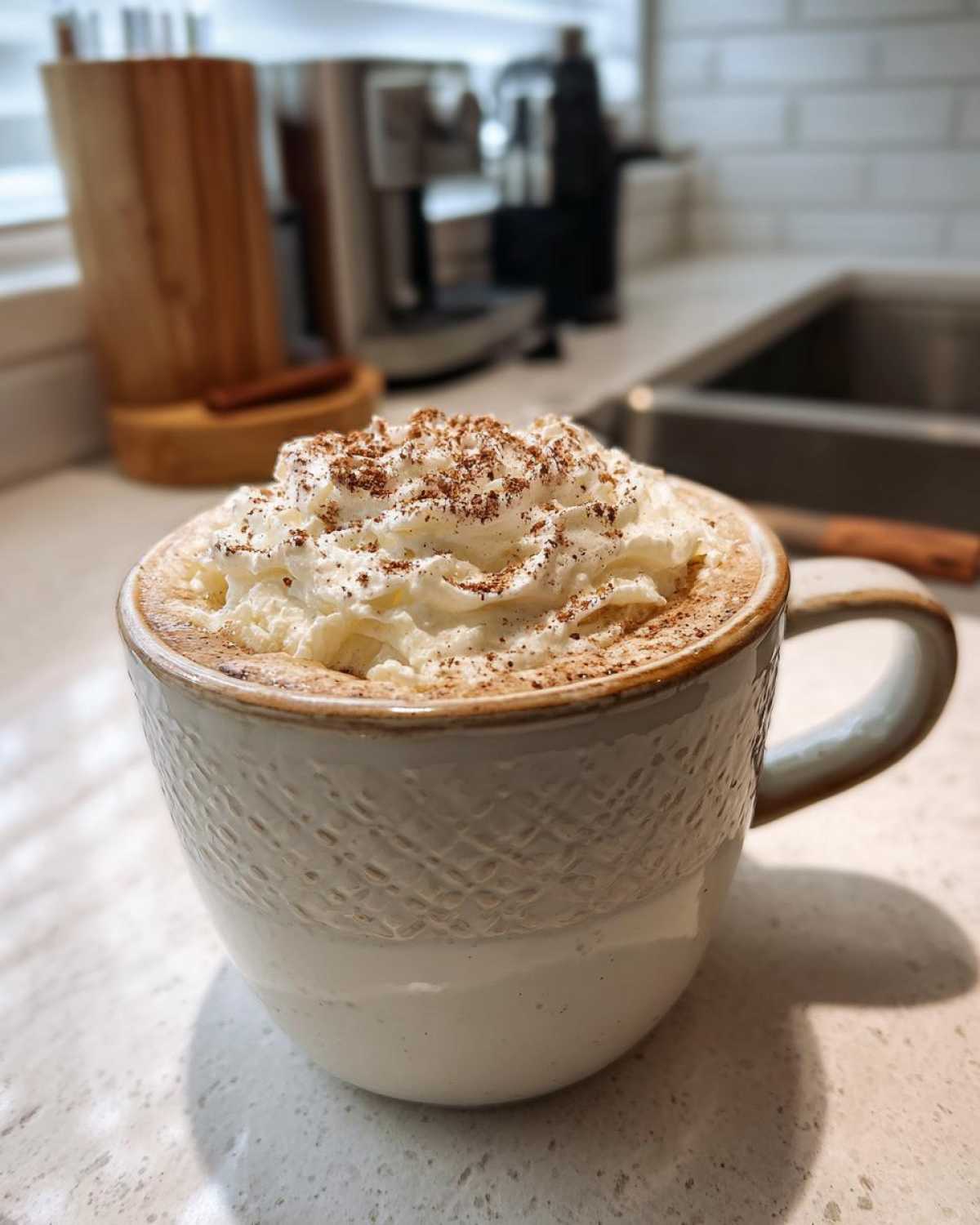 Homemade Pumpkin Spice Latte - detail 1