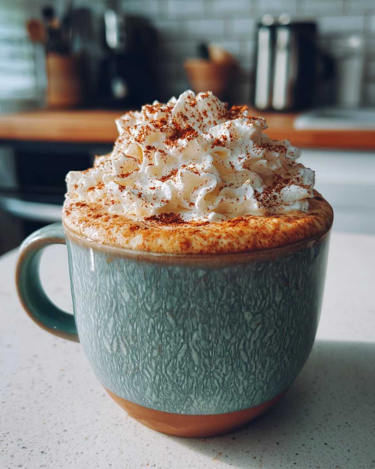 Homemade Pumpkin Spice Latte - detail 2