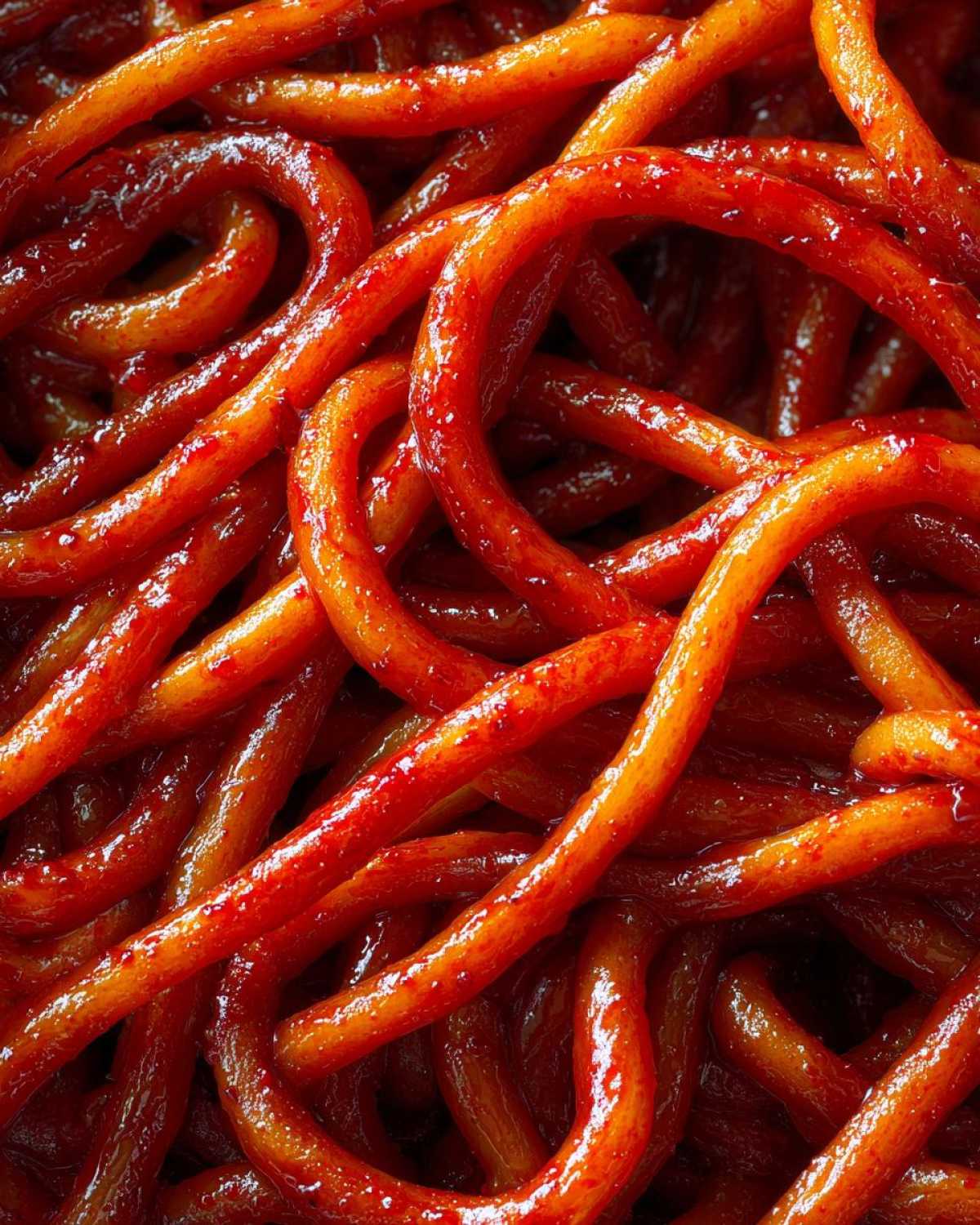 Hot and Spicy Korean Gochujang Noodles - detail 2