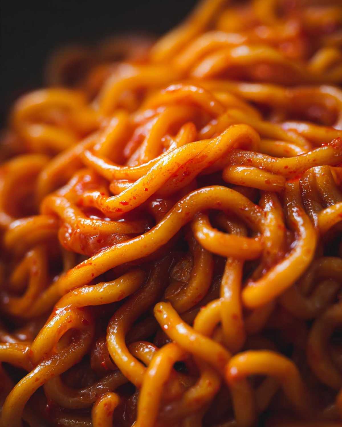 Hot and Spicy Korean Gochujang Noodles - detail 4