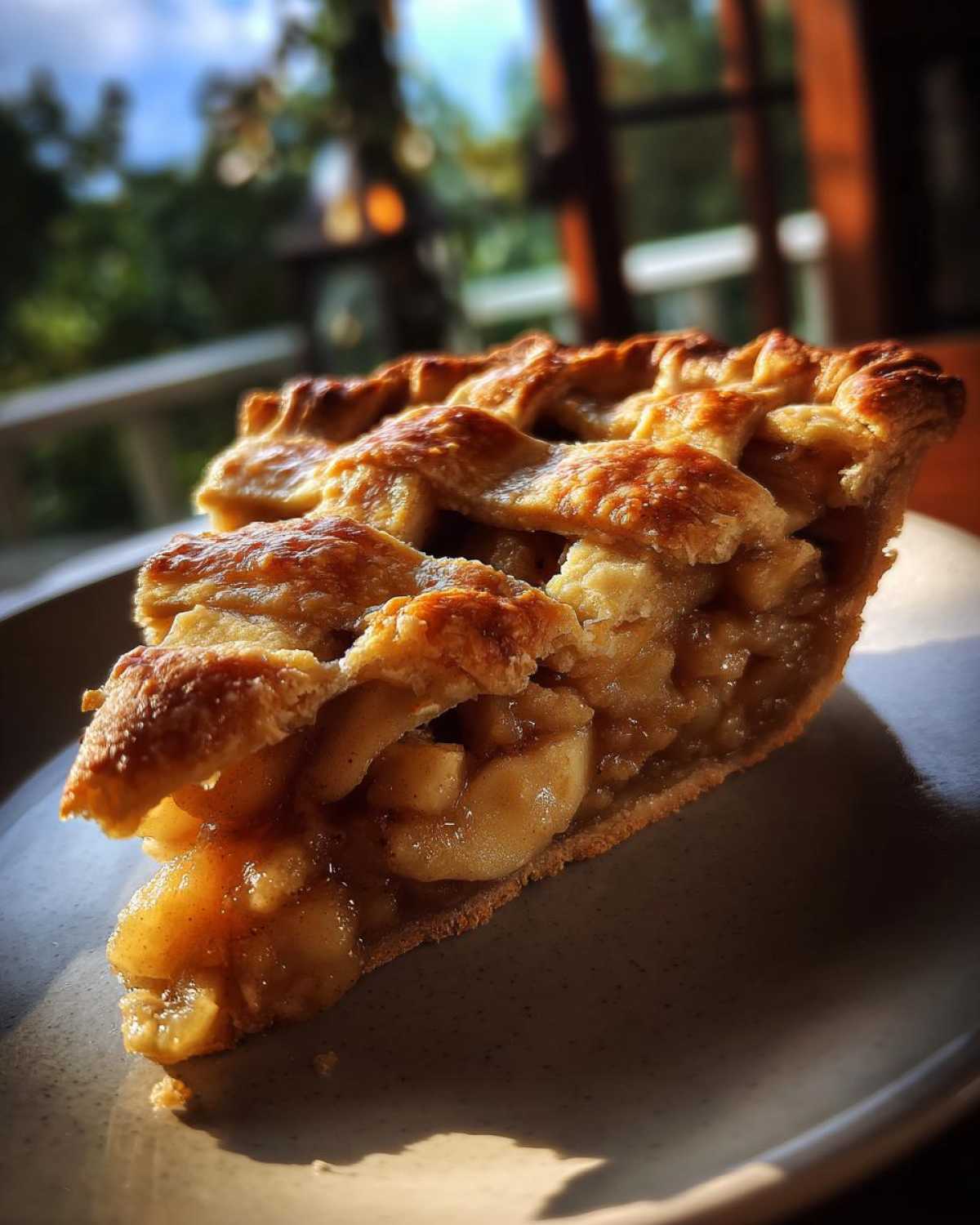 Lattice Pie Crust with Apple Filling - detail 4