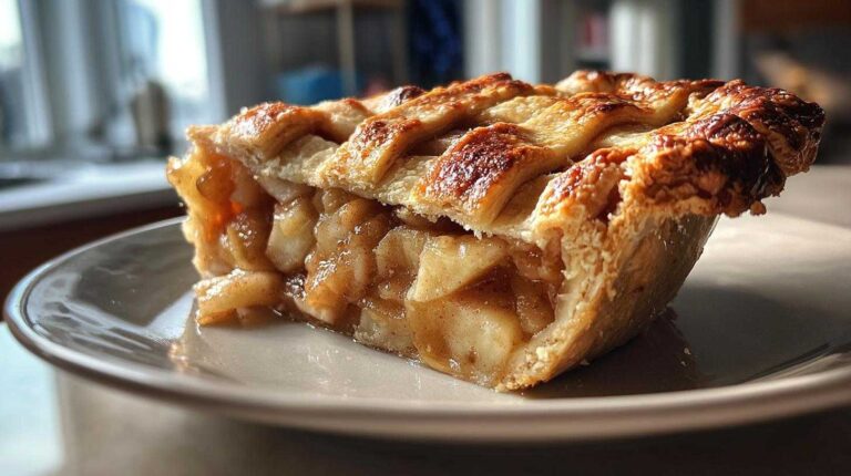 Lattice Pie Crust with Apple Filling