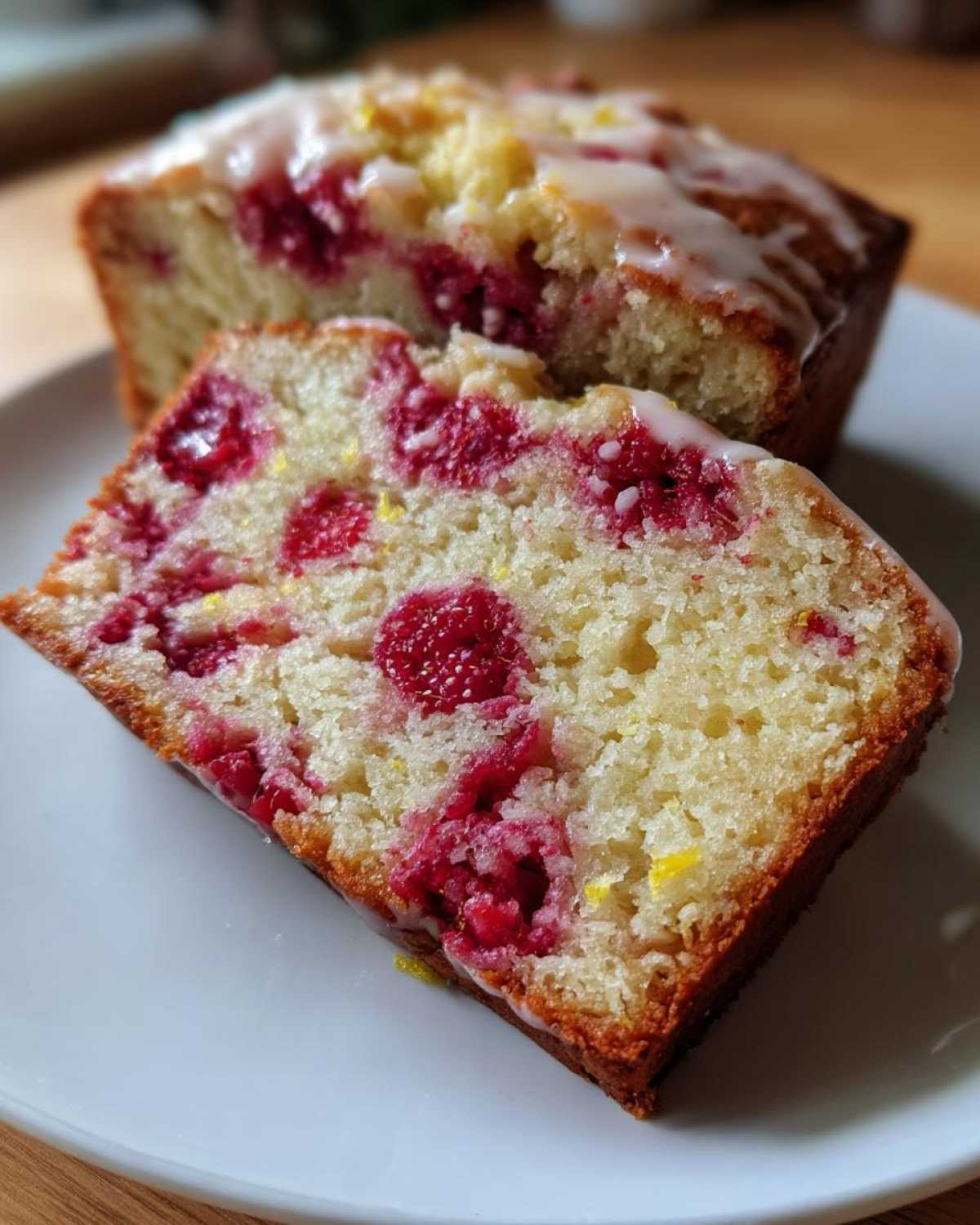 Lemon Raspberry Loaf - detail 4