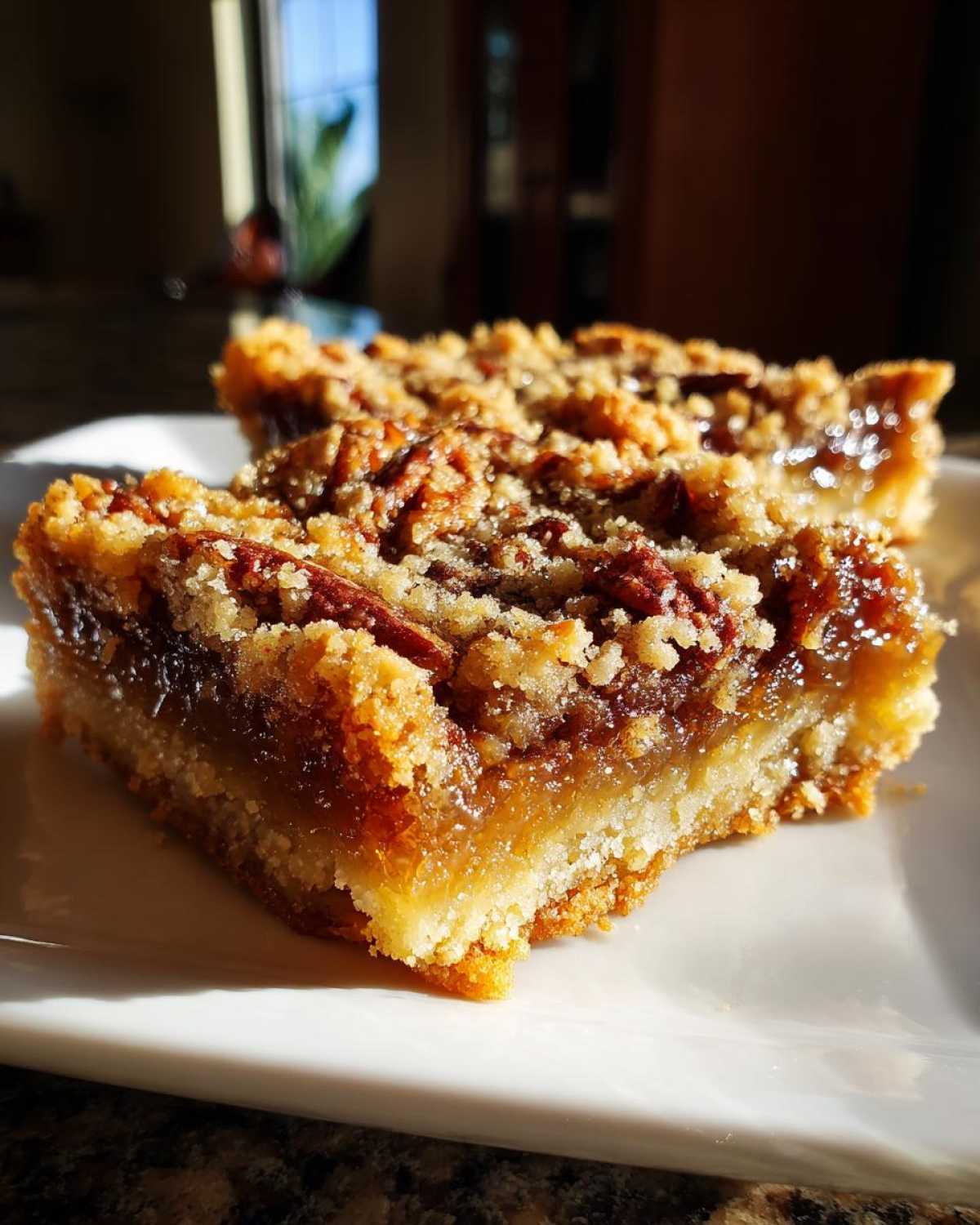 Maple Pecan Pie Bars - detail 1