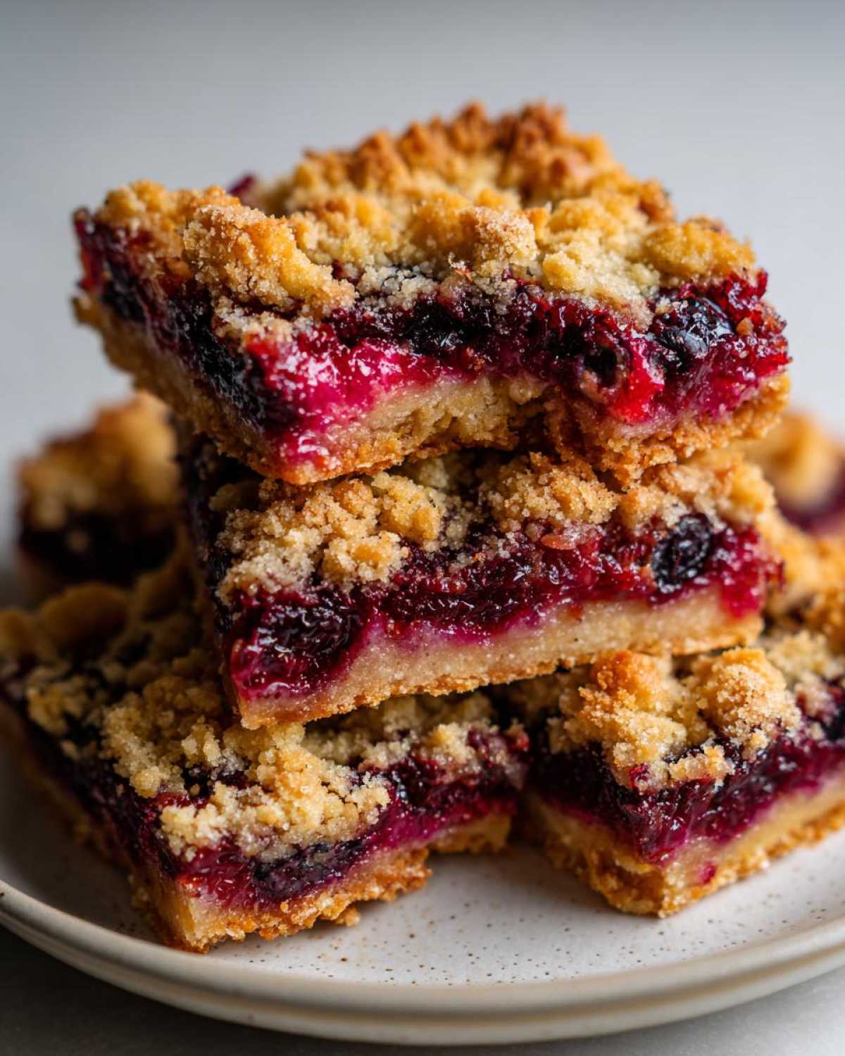 Mixed Berry Crumble Bars - detail 3