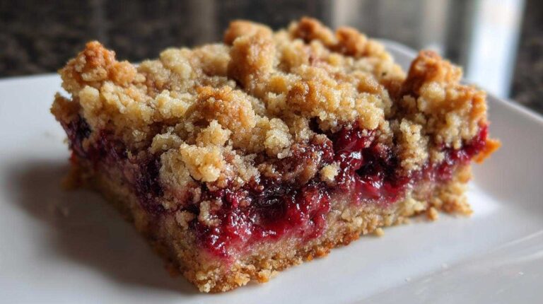 Mixed Berry Crumble Bars