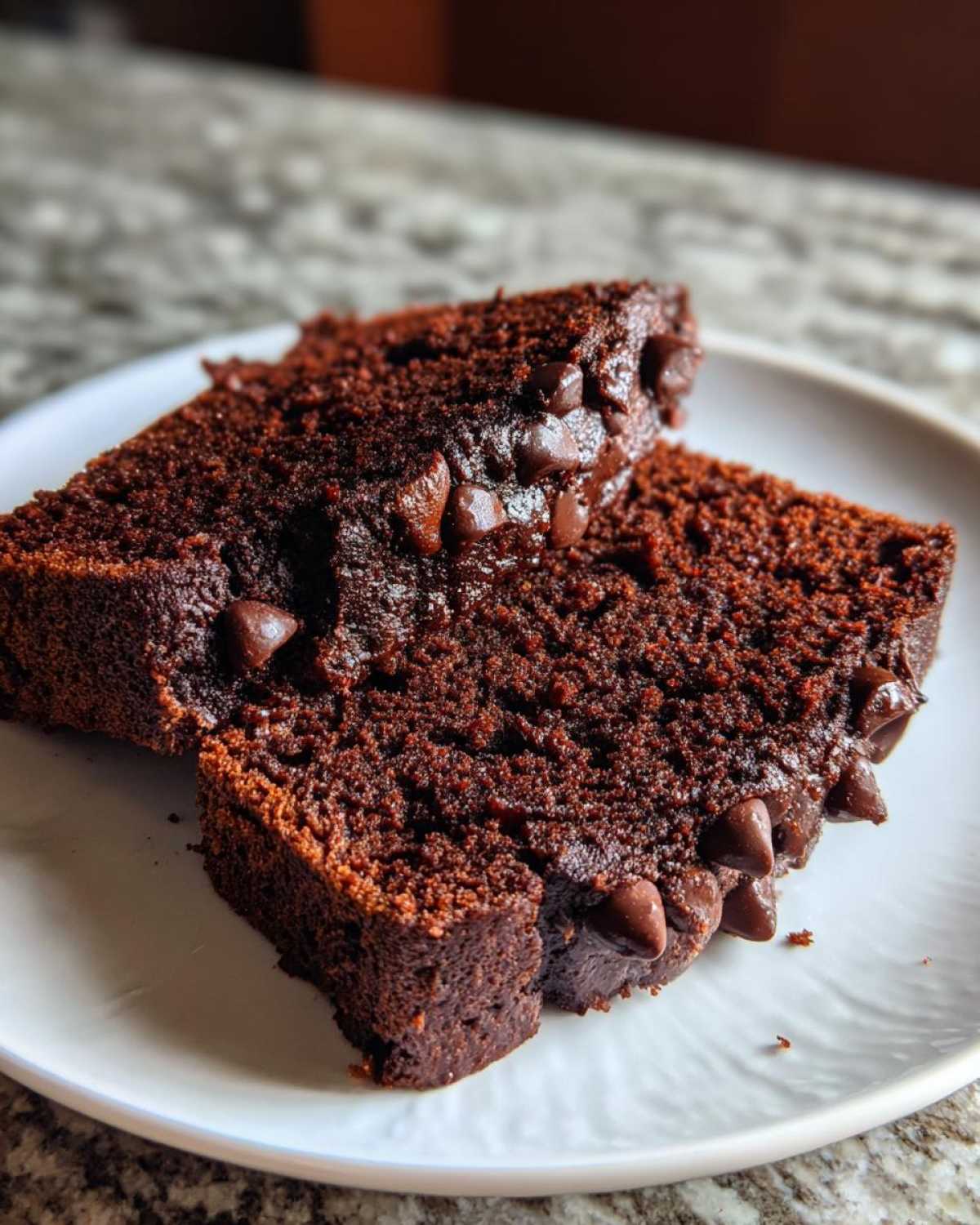 Moist Chocolate Zucchini Bread - detail 1