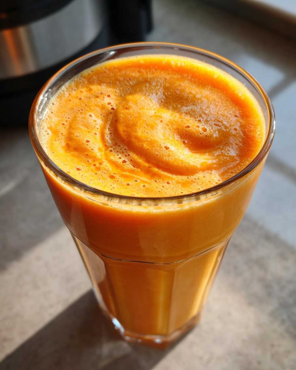 Peach Smoothie with Greek Yogurt - detail 2