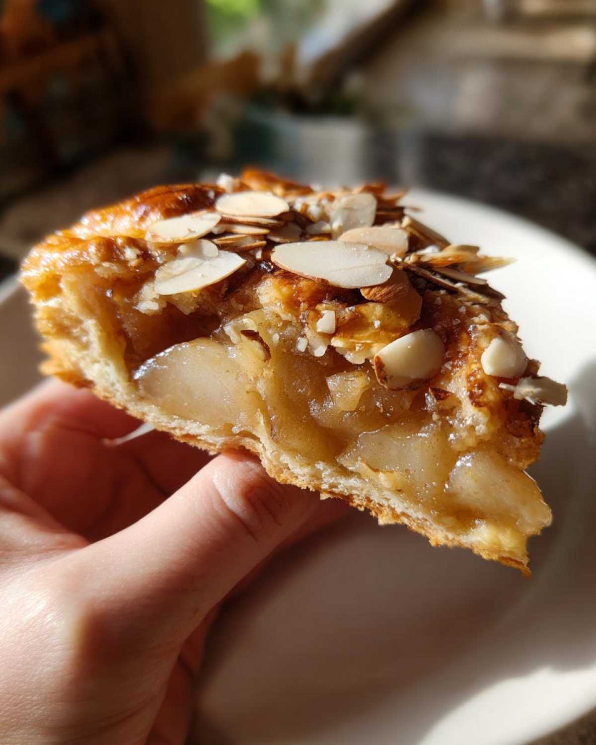 Pear and Almond Galette - detail 2