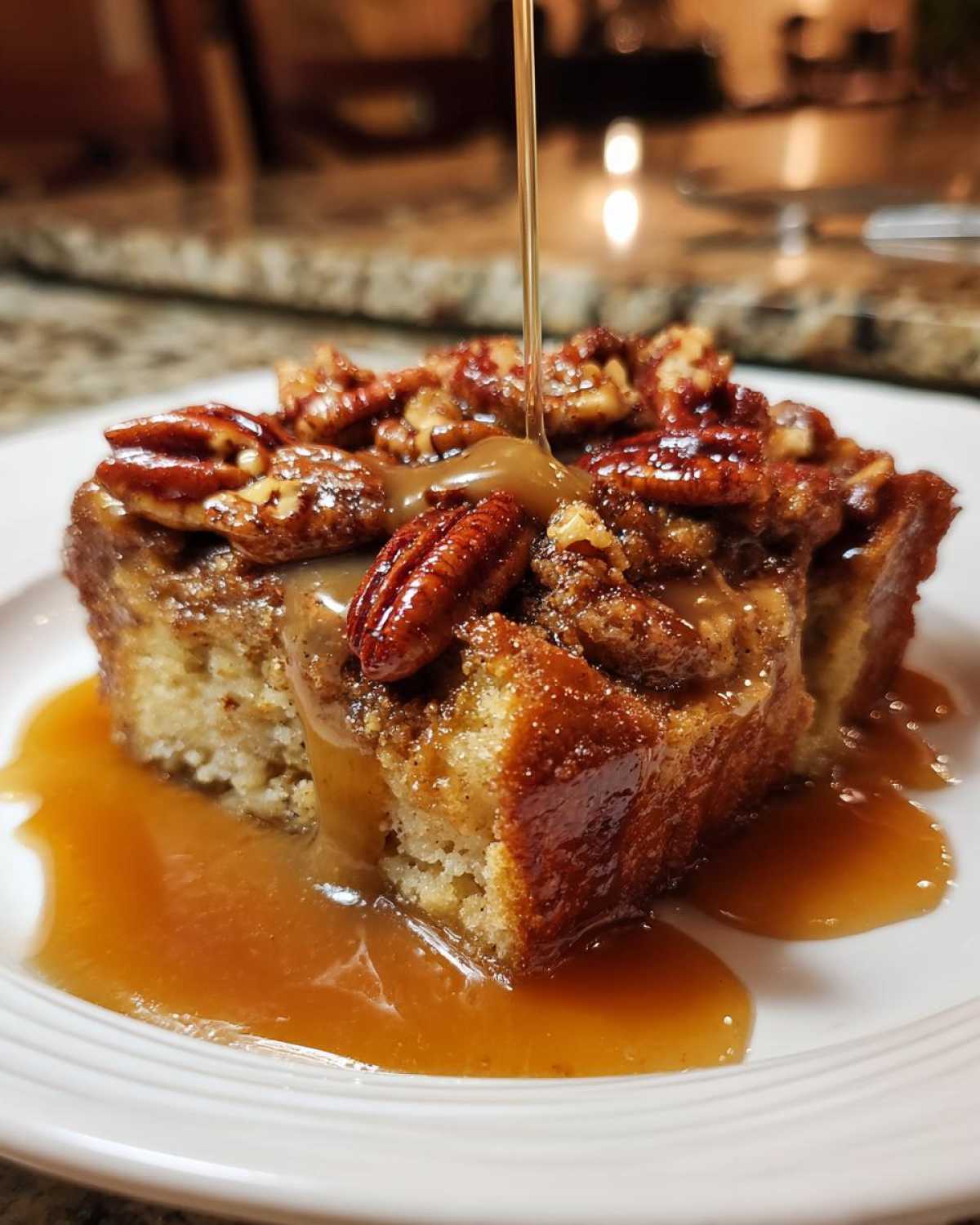 Pecan Caramel Bread Pudding - detail 2
