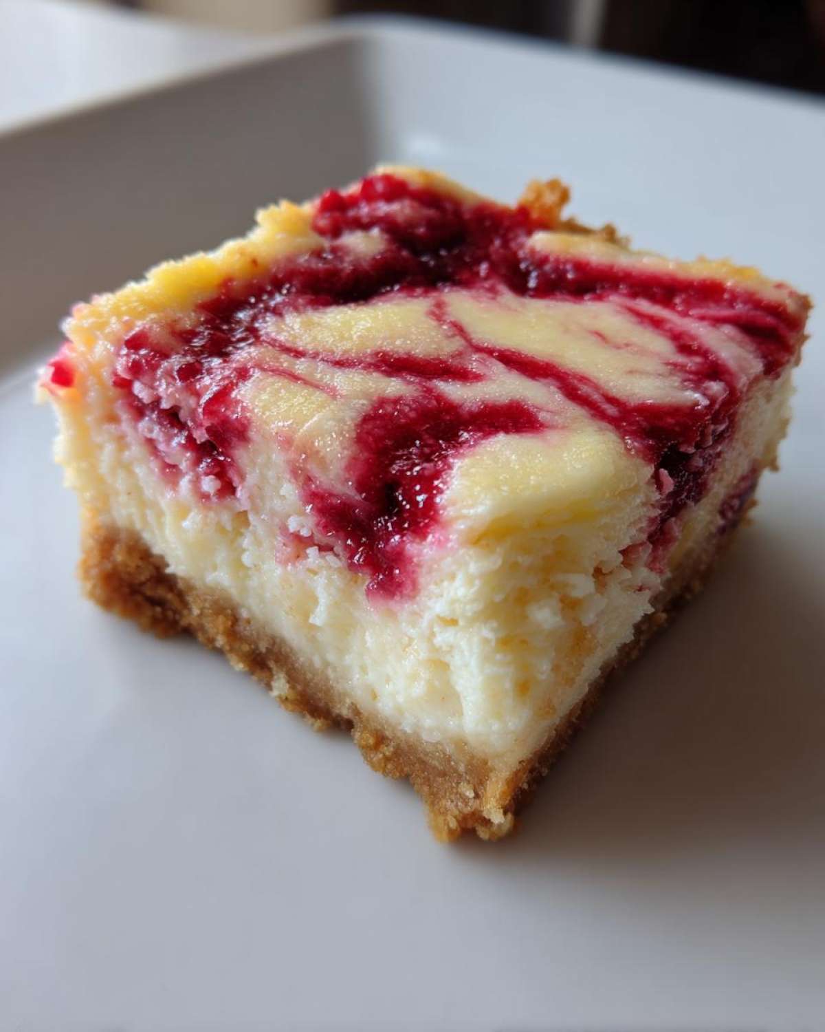 Raspberry Cheesecake Bars - detail 4