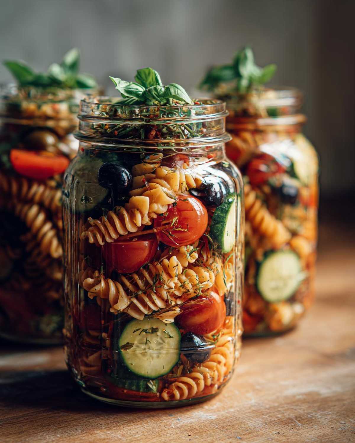 Ready-to-Go Pasta Salad Jars - detail 2
