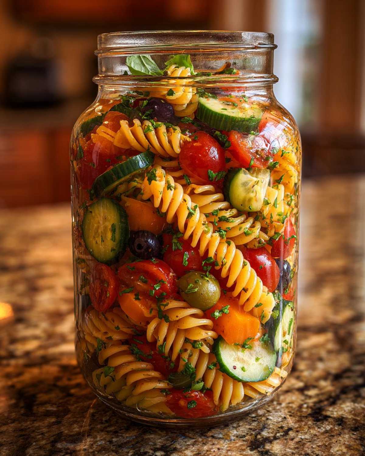 Ready-to-Go Pasta Salad Jars - detail 4