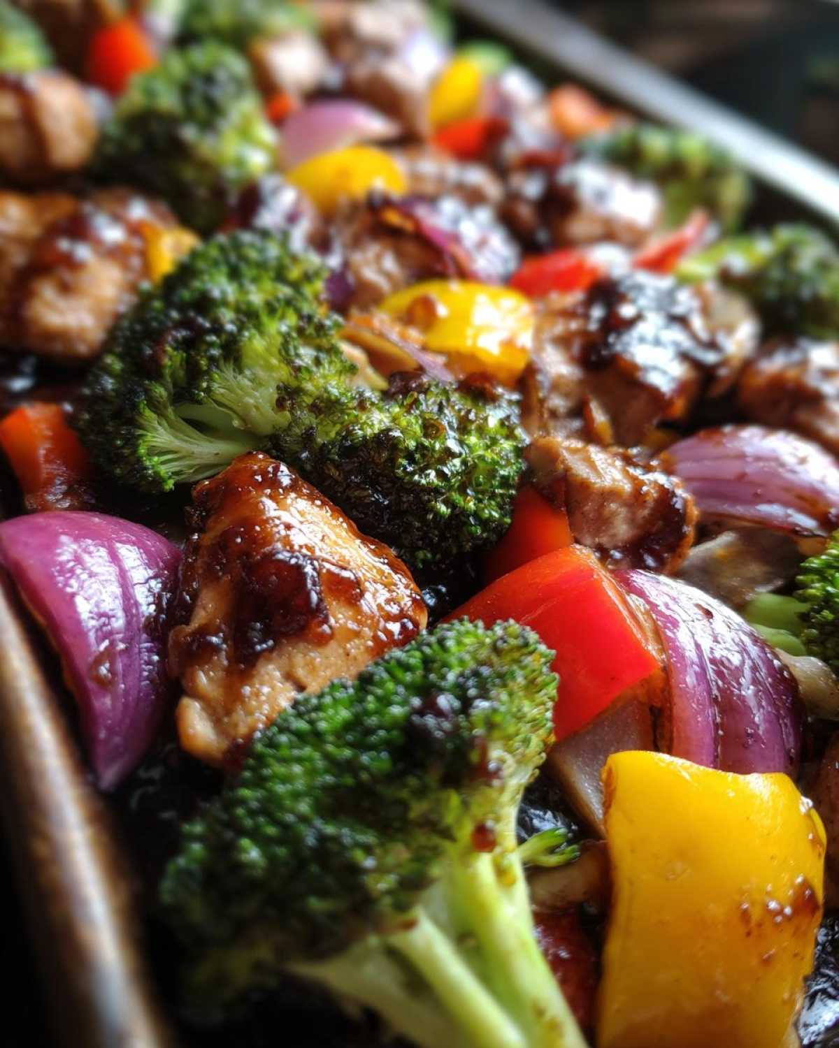 Sheet Pan Balsamic Chicken and Vegetables - detail 1