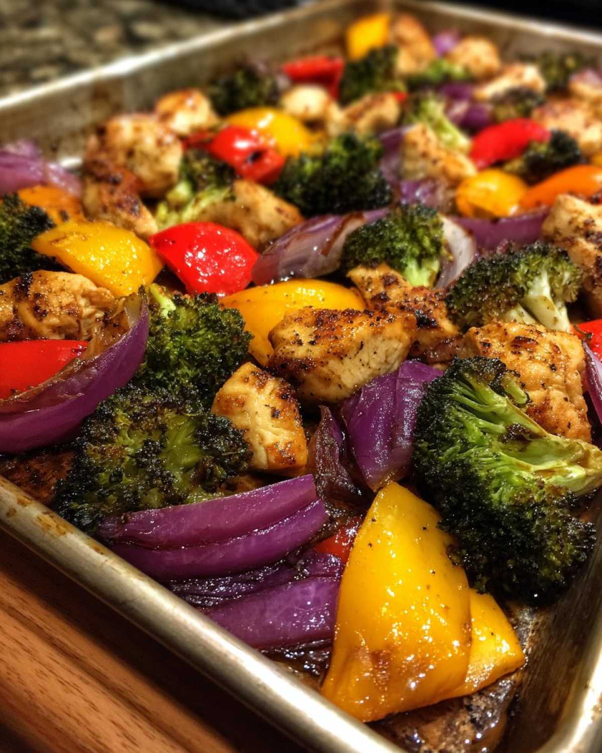 Sheet Pan Balsamic Chicken and Vegetables - detail 2