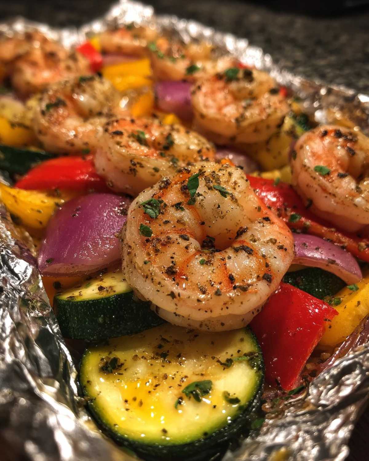 Shrimp and Veggie Foil Packets - detail 3