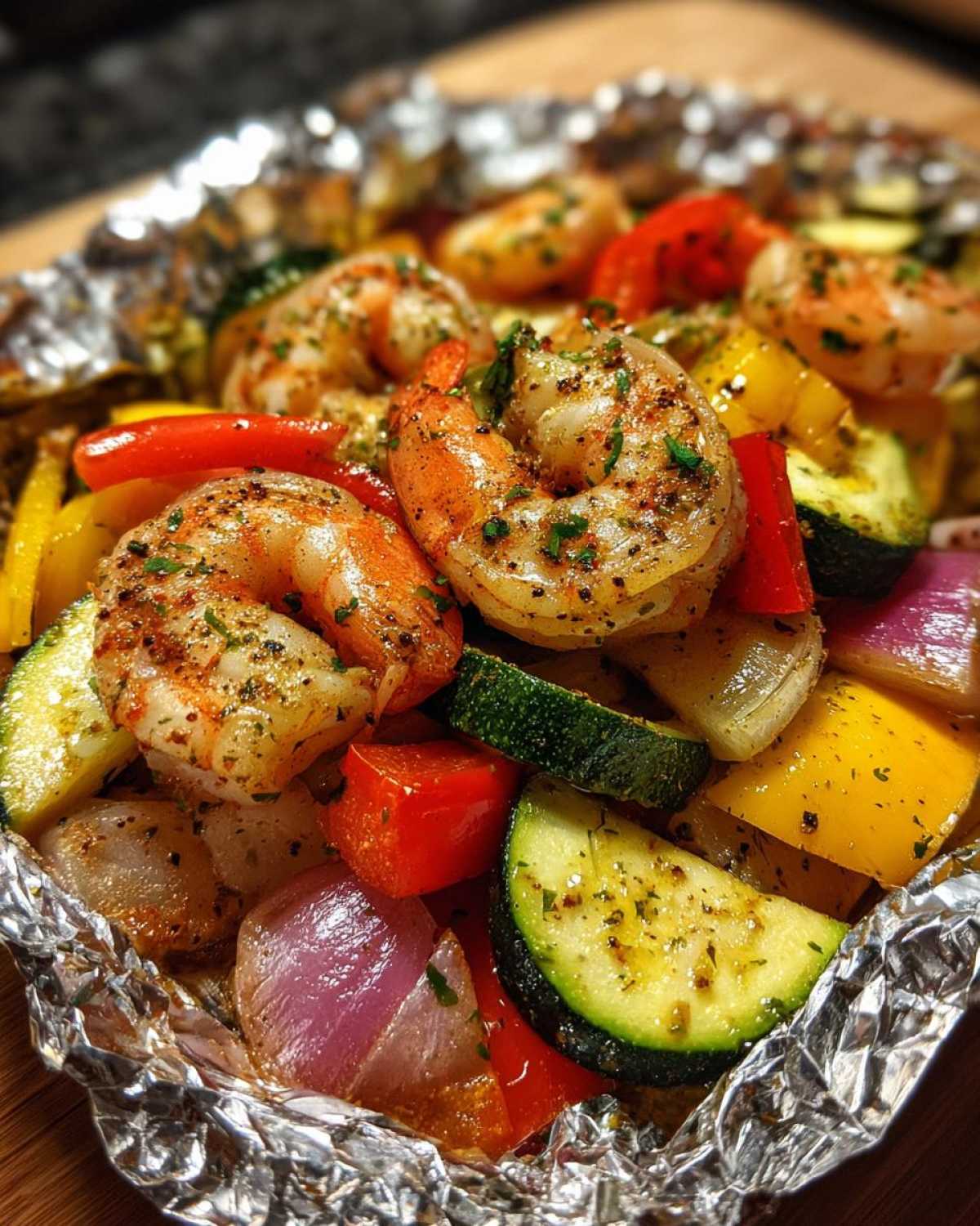 Shrimp and Veggie Foil Packets - detail 4