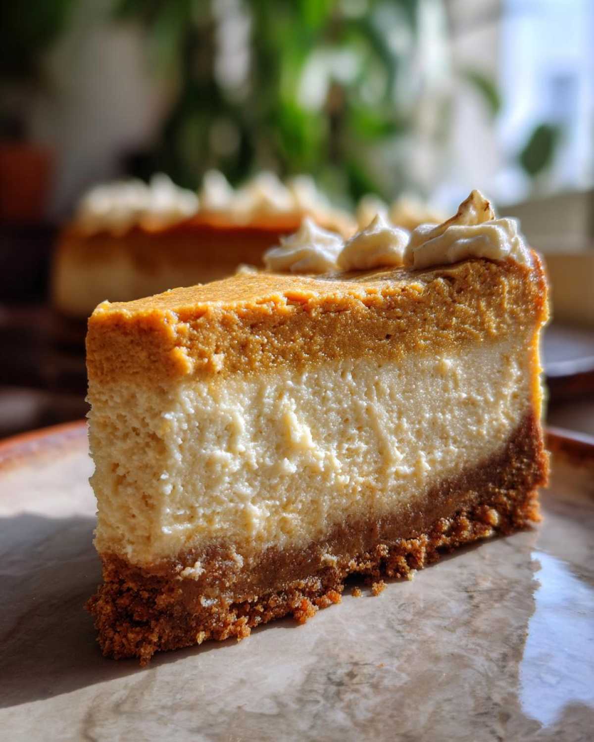 Spiced Pumpkin Cheesecake - detail 2