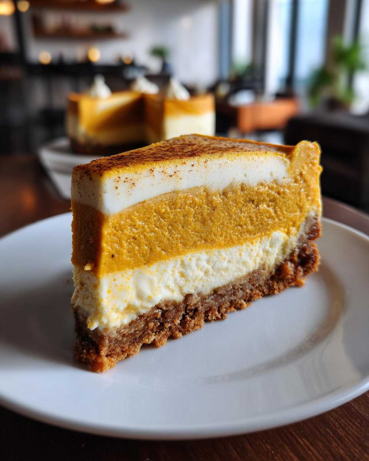 Spiced Pumpkin Cheesecake - detail 3