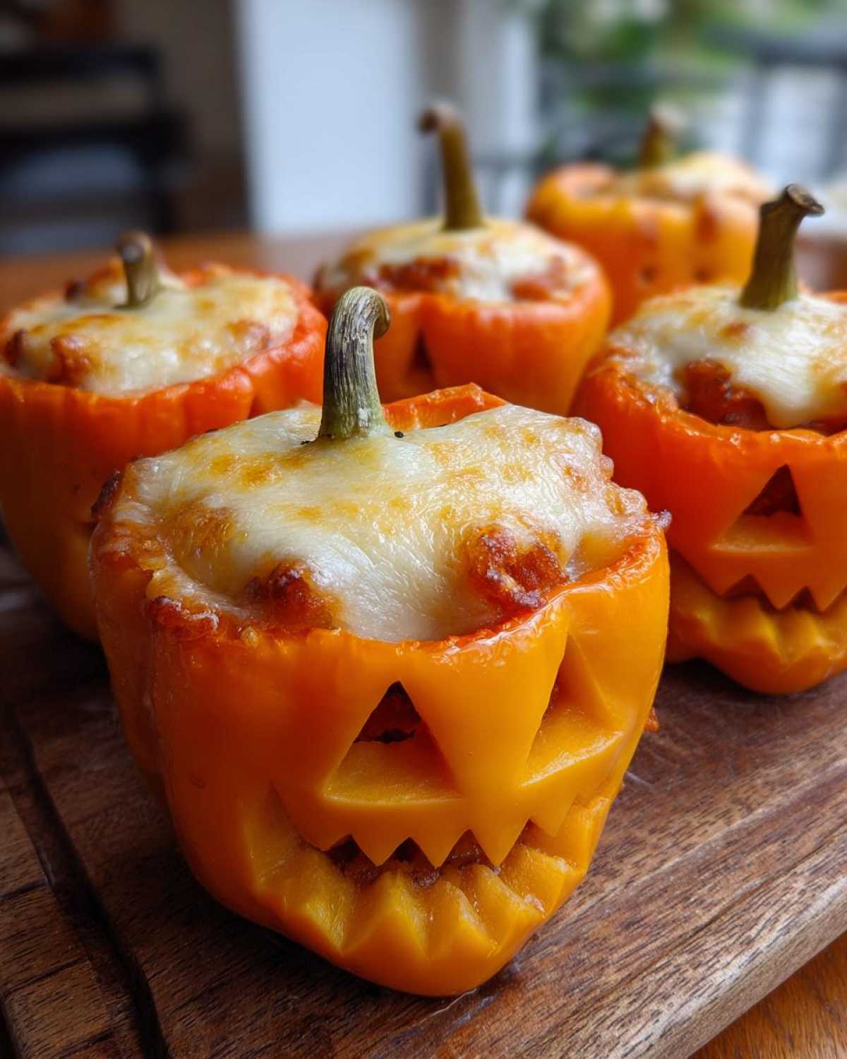 Stuffed Pepper Jack-o’-Lanterns - detail 4