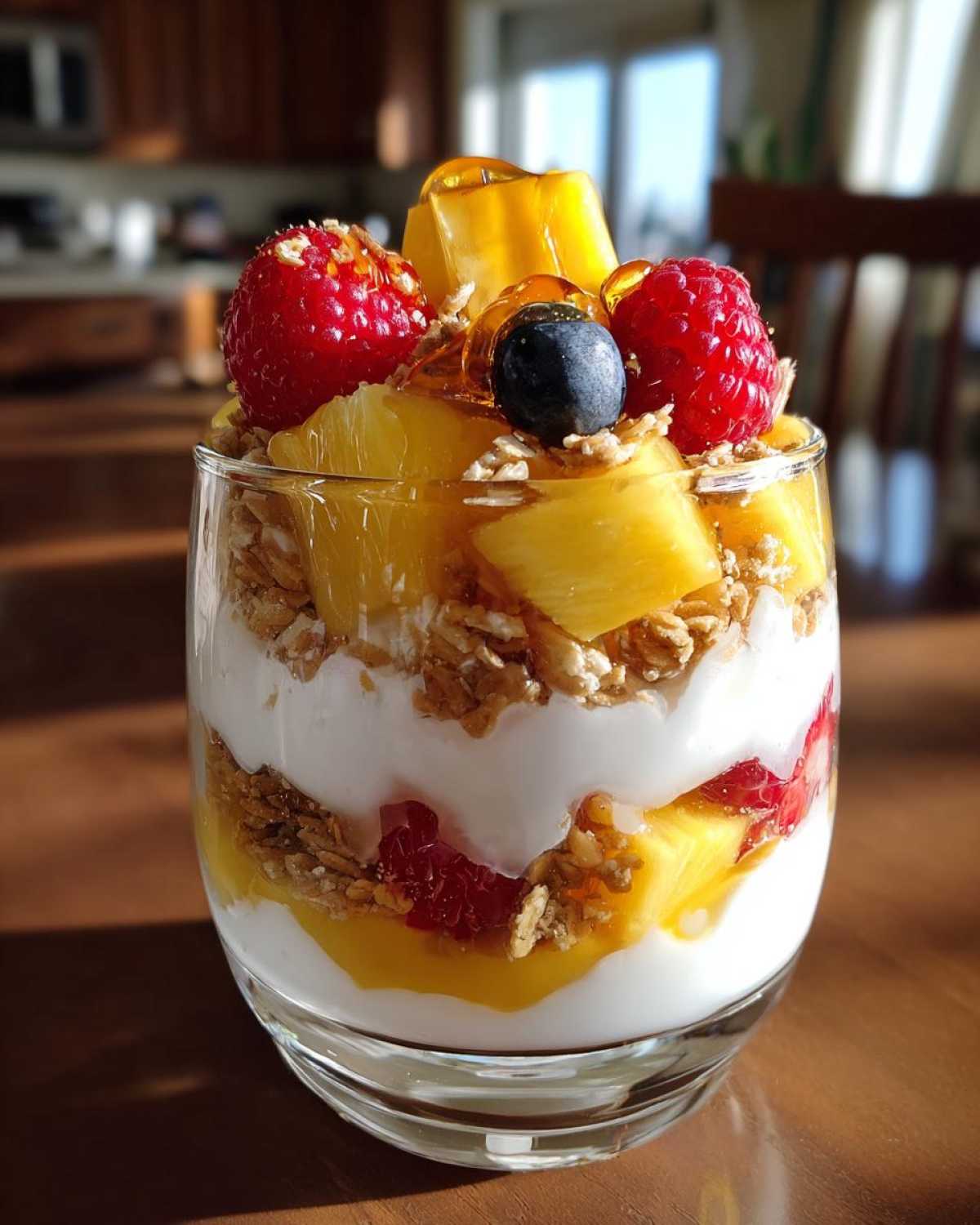 Tropical Fruit Parfait with Coconut Yogurt - detail 1