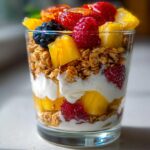 Tropical Fruit Parfait with Coconut Yogurt