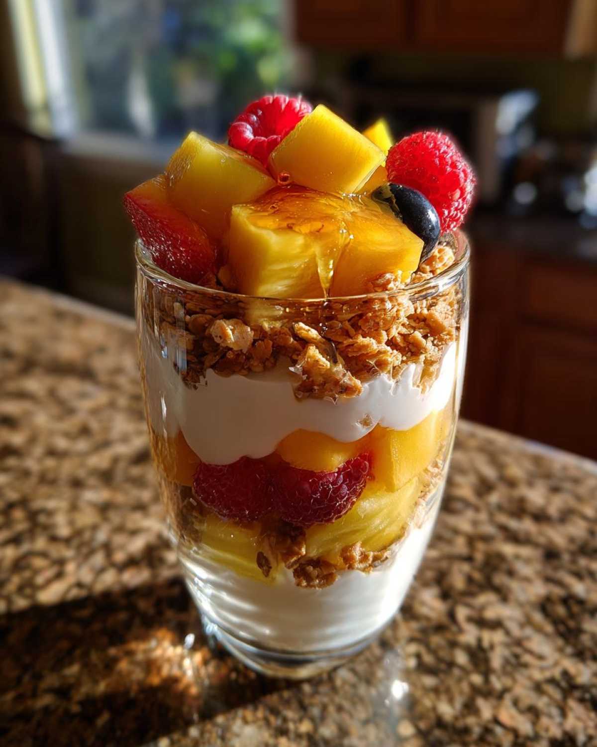 Tropical Fruit Parfait with Coconut Yogurt - detail 2