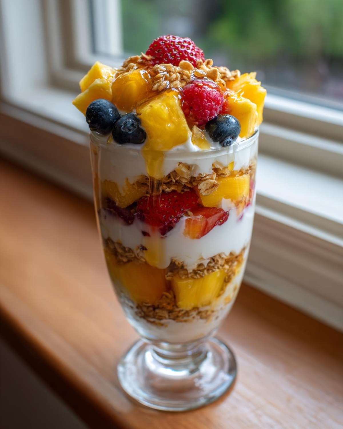 Tropical Fruit Parfait with Coconut Yogurt - detail 3