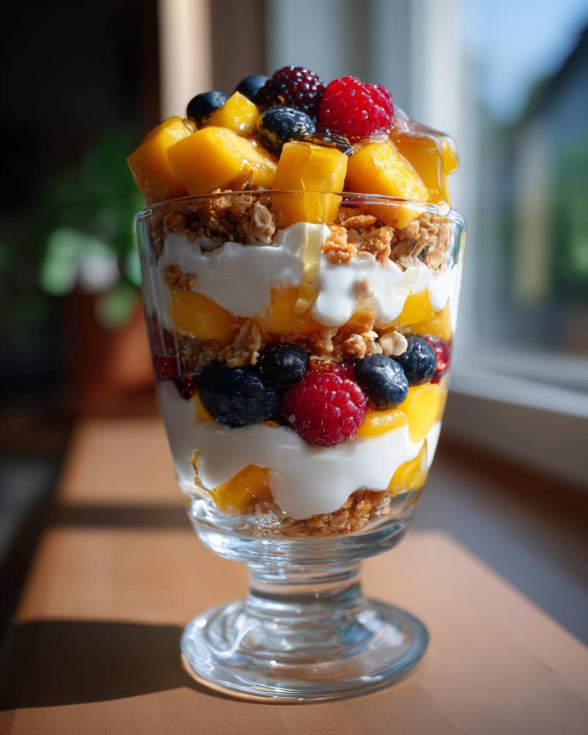 Tropical Fruit Parfait with Coconut Yogurt - detail 4