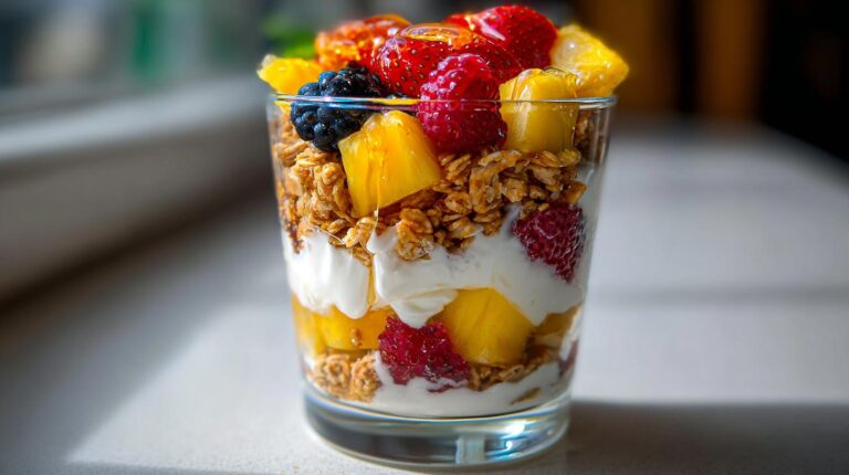Tropical Fruit Parfait with Coconut Yogurt