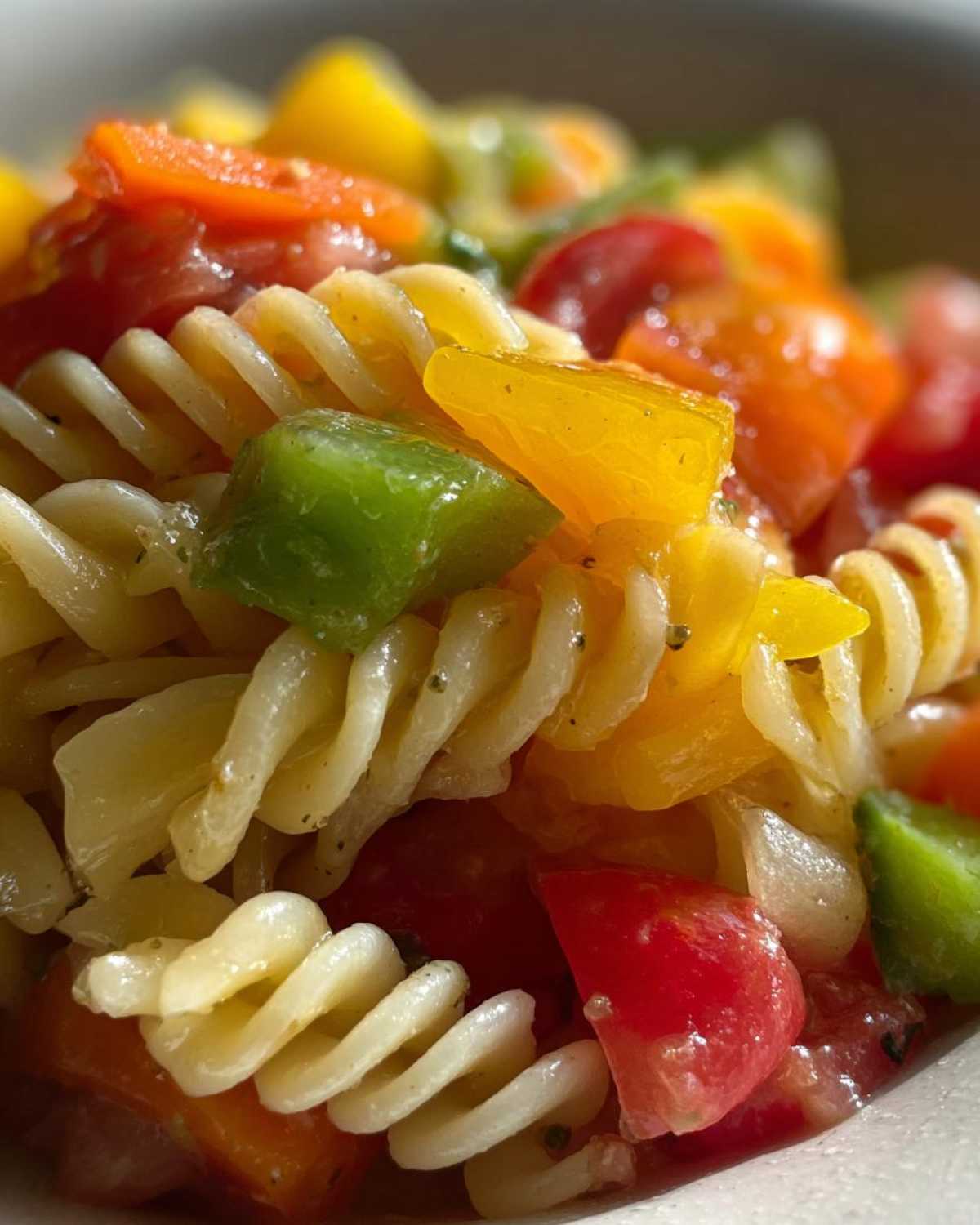 Veggie Pasta Salad Cups - detail 2