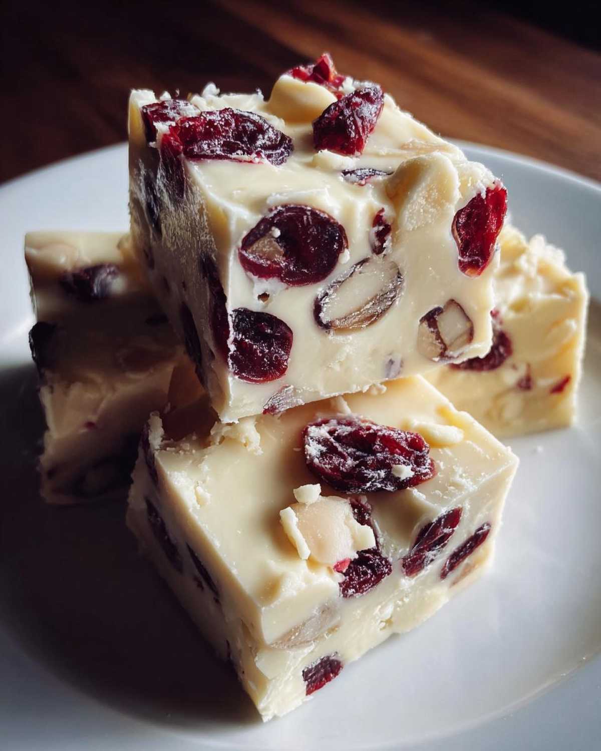 White Chocolate Cranberry Fudge - detail 4