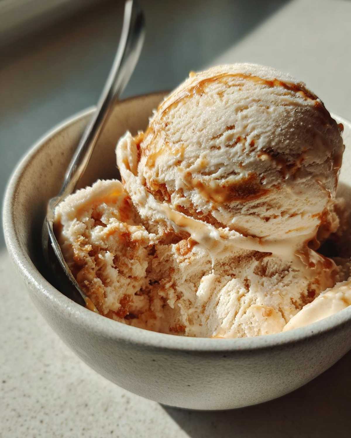 3-Ingredient Peanut Butter Banana Ice Cream - detail 1