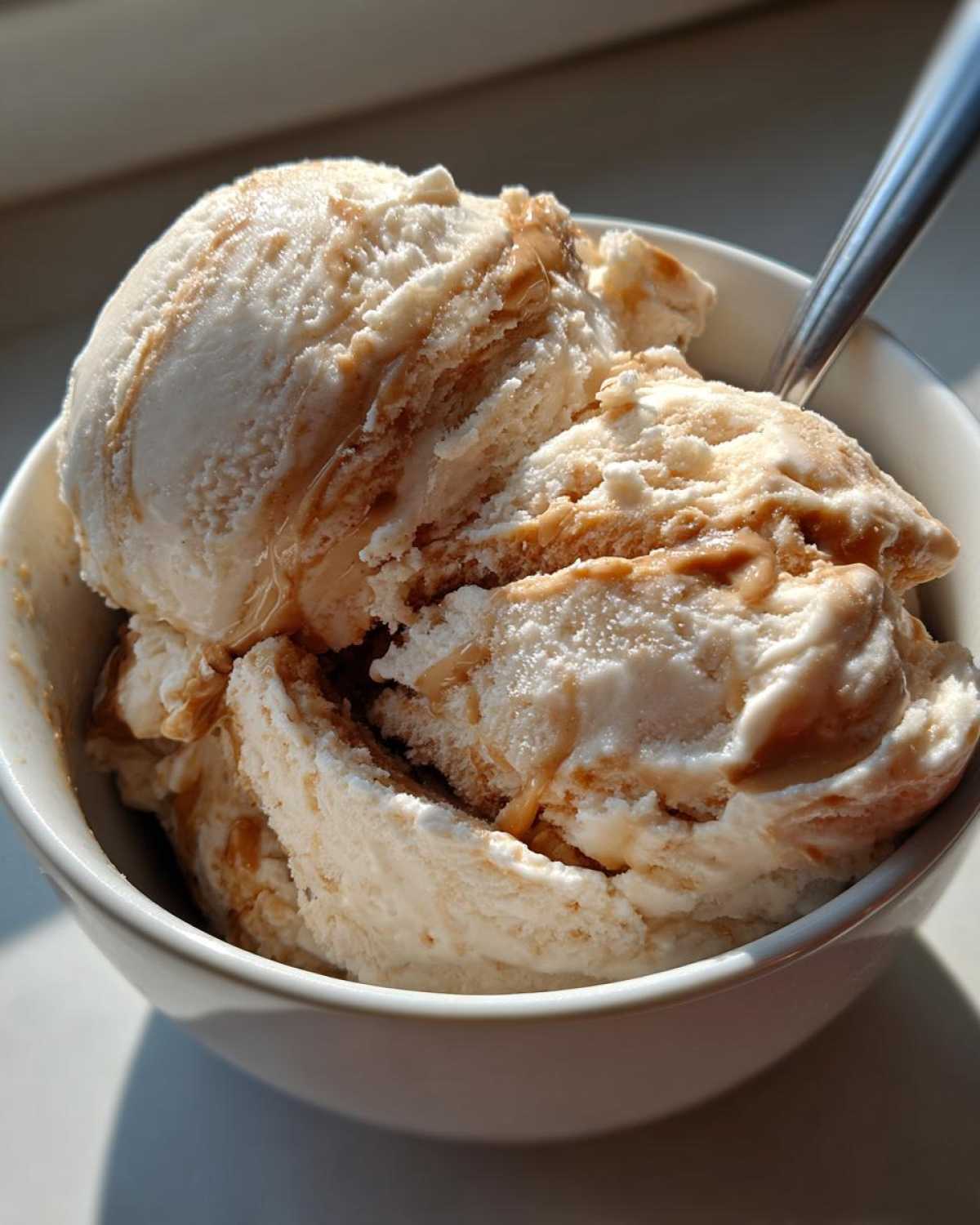 3-Ingredient Peanut Butter Banana Ice Cream - detail 4