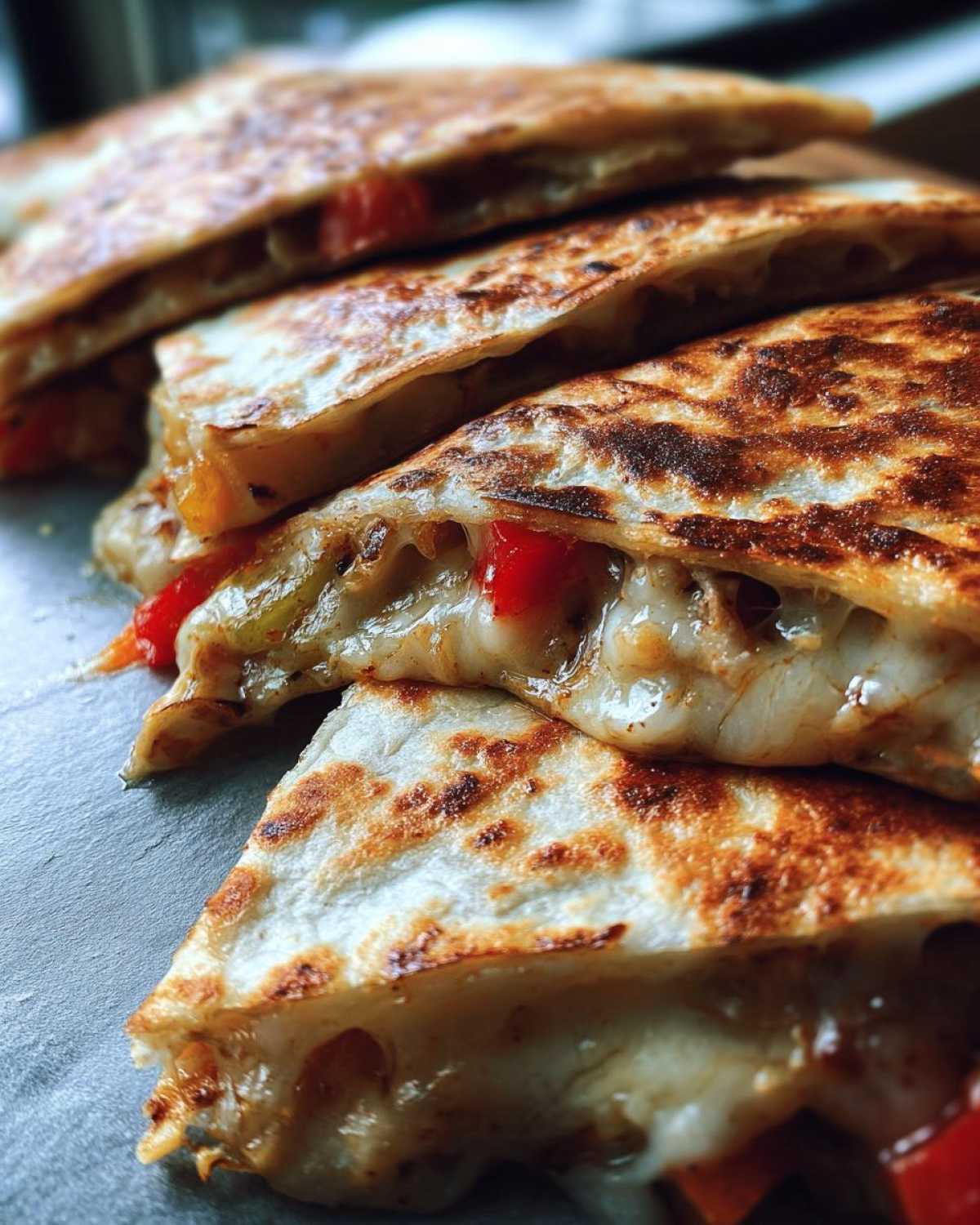 30-Minute Cheesy Fajita Quesadillas - detail 2