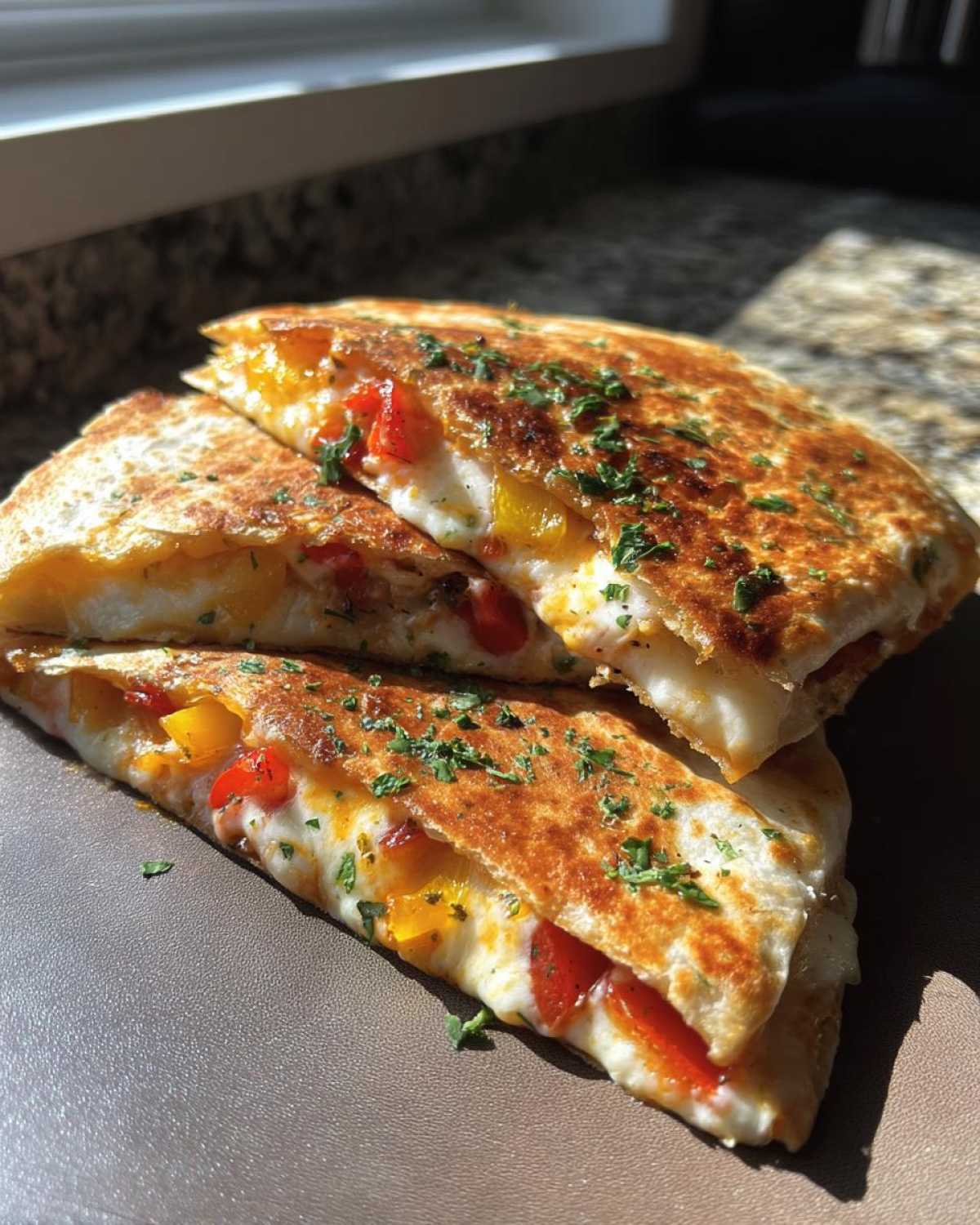 30-Minute Cheesy Fajita Quesadillas - detail 3
