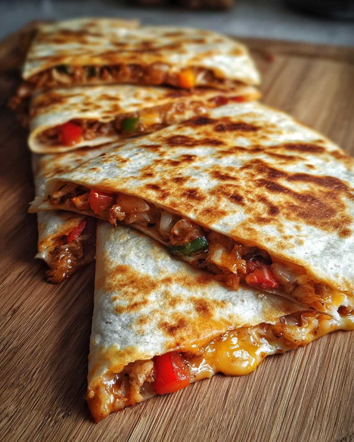 30-Minute Cheesy Fajita Quesadillas - detail 4