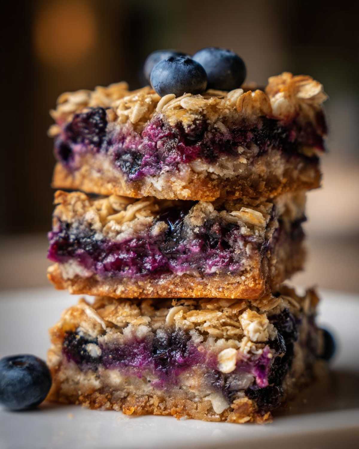 Blueberry Oatmeal Bars - detail 2