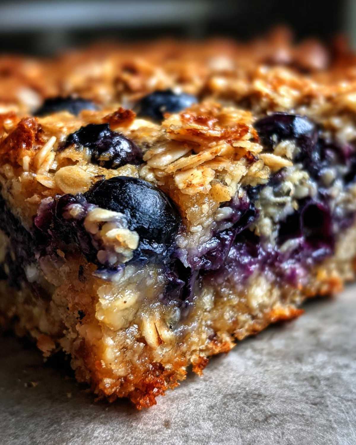 Blueberry Oatmeal Bars - detail 4