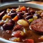 Cozy Kielbasa & 15 Bean Soup
